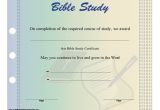 Bible Study Certificate Templates Free Bible Certificate Programs Online