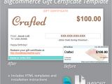 Big Commerce Templates Bigcommerce Gift Certificate Email Email Templates On