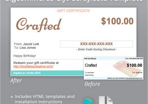 Big Commerce Templates Bigcommerce Gift Certificate Email Email Templates On