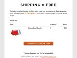 Bigcommerce Email Templates Free Shipping Abandoned Cart Email Shopify and Bigcommerce
