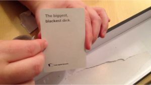 Bigger Blacker Box Unique Card there S A Hidden Cards Against Humanity Card and People are