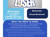 Biggest Loser Flyer Template White Sabers Holding the Biggest Loser Competition