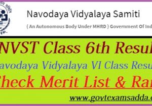 Bihar Police Admit Card Name Wise Navodaya Vidyalaya 6th Class Result 2020 Jnvst Selection