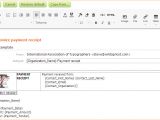 Billing Email Template Customizing Receipts Wild Apricot Help