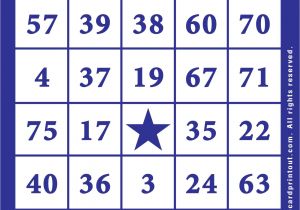 Bingo Blank Card Printable Free Bingo Card Template Free Printable with Images Bingo