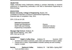 Biomedical Engineer Resume Sample Biomedical Engineer Resume 9 Free Documents