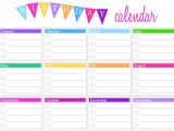 Birthday Calendars Templates Free Birthday Calendar Template Sanjonmotel