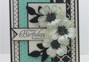 Birthday Card and Flower Delivery A This Card Featuring the Stampin Up Stamp Set Flower