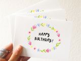 Birthday Card and Flower Delivery Greeting Card Floral Happy Birthday Things Dre Makes
