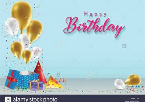 Birthday Card Background Design Hd Happy Birthday Stock Vector Images Alamy