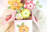 Birthday Card Flower Pop Up Happy Birthday 3d Pop Up Flower Bouquet Card In Box