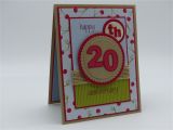 Birthday Card Handmade for Husband Stampin Up 20th Wedding Anniversary Card for Husband with
