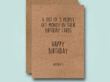 Birthday Card Jokes for Friends 4 Out Of 5 People Get Money In there Card Funny Birthday