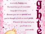 Birthday Card Verses for Friends Step Daughter Birthday Quotes Special Birthday Poems