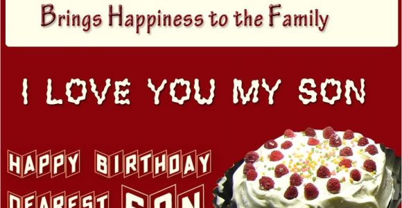 Birthday Card Verses for son Happy Birthday son Images Birthday Wishes for son