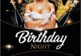 Birthday Club Flyer Template Free Birthday Gold Night Free Psd Flyer Template Download