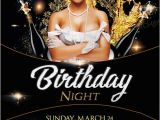 Birthday Club Flyer Template Free Birthday Gold Night Free Psd Flyer Template Download