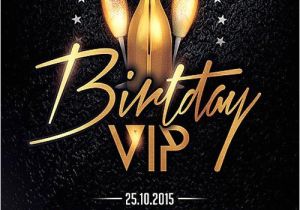 Birthday Club Flyer Template Free Birthday Vip Party Flyer Template Download Psd Flyer