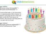 Birthday Email Templates for Outlook 11 Birthday Email Templates Free Sample Example