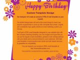 Birthday Email Templates for Outlook Birthday Wishes Outlook