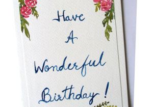 Birthday Greeting Card with Name Singhroha Art Floral Corner Design Birthday Greeting Card