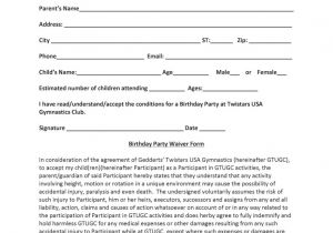 Birthday Party Contract Template Birthday Party Contract Party Invitations Ideas