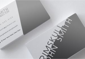 Black and White Business Cards Templates Free Black and White Business Card Template by Nik1010 On