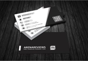 Black and White Business Cards Templates Free Black White Corporate Business Card Template Free