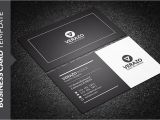 Black and White Business Cards Templates Free Clean Black White Business Card Business Card
