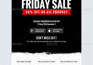 Black Friday Email Template Black Friday Shopping Offers Email Template Psd by