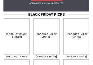 Black Friday Email Template the All Time Best Black Friday Email Examples Templates