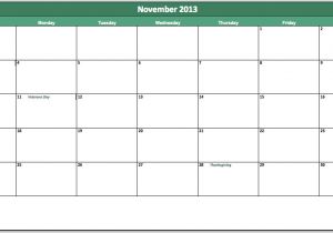 Blank Calendar Template November 2013 November 2013 Calendar Printable Calendar Template 2018