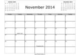 Blank Calendar Template November 2014 November 2014 Calendar Free Printable Allfreeprintable Com