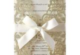 Blank Card and Envelopes Bulk Us 119 0 100pcs Champagne Glitter Laser Cut Invitation Cards with Blank Inner Sheets and Envelopes for Wedding Invitations Bridal Shower Cards