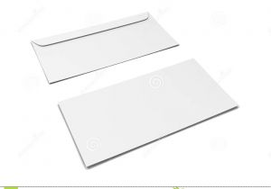 Blank Card without A Message Blank Paper Envelope Mockup Stock Illustration