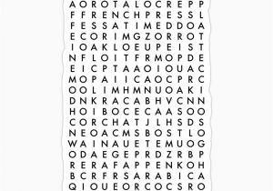 Blank Card without A Message Crossword Coffee Word Search Puzzle Greeting Card by Maydaze Redbubble