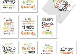 Blank Card without A Message Thank You Appreciation Greeting Cards 10 Pack assorted Blank Words Of Appreciation Thankful Note Card Set Colorful Gratitude and Thanks Notecard