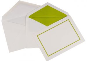 Blank Cards and Envelopes for Card Making Jam Paper Large Stationery Set Set Of 50 Whitelime Green