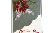 Blank Cards for Card Making Blank Card 3d Poinsettia Christmas Card Handmade Card for