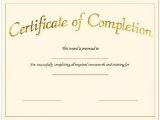 Blank Certificate Of Completion Template Blank Certificates Certificate Templates