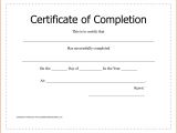 Blank Certificate Of Completion Template Blank Certificates Of Completion Mughals