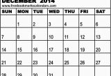 Blank December 2014 Calendar Template Printable Blank Calendar December 2014 New Calendar