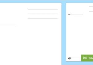 Blank Email Template Ks2 Free Blank Letter Writing Template English Resource