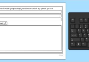 Blank Email Template Ks2 Free Email A Story Character Writing Frame Template