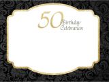 Blank Greeting Card Template Free Download Free Printable 50th Birthday Invitations Template 50th