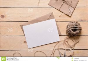 Blank Greeting Card Template Free Download top View Of Envelope and Blank Greeting Card Stock Image