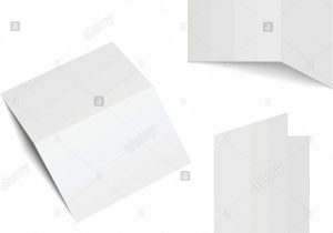 Blank Half Fold Card Template Abstract Half Fold Brochure Template Design Stock Photos