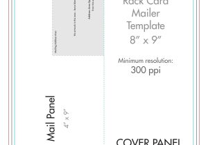 Blank Half Fold Card Template Word the Interesting 8 X 9 Rack Brochure Template Half Fold