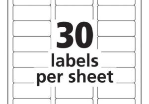 Blank Label Templates 30 Per Sheet Avery Templates 5160 Antiquebertyl