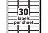 Blank Label Templates 30 Per Sheet Elegant Free Printable Return Address Labels Downloadtarget